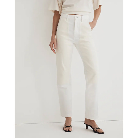 Madewell Denim - Madewell The '90s Straight Jean:‎ Two-Tone Workwear Edition Size 26